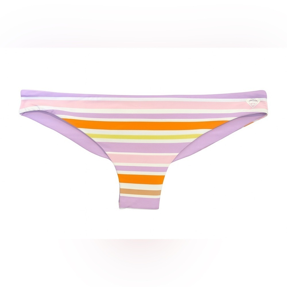 Roxy • NWT $75 Striped Bikini Bottom reversible